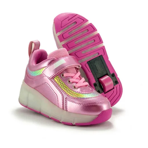 Zapatilla Verazzi Pink Wheel Luces