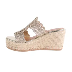 Sandalia Agua de Coco Tejidos Gold