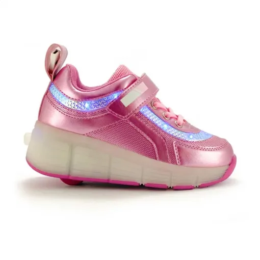 Zapatilla Verazzi Pink Wheel Luces