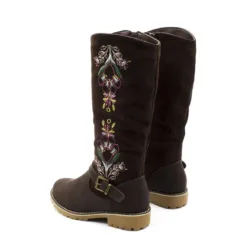 titulo del producto Bota Verazzi Bordados Marrón