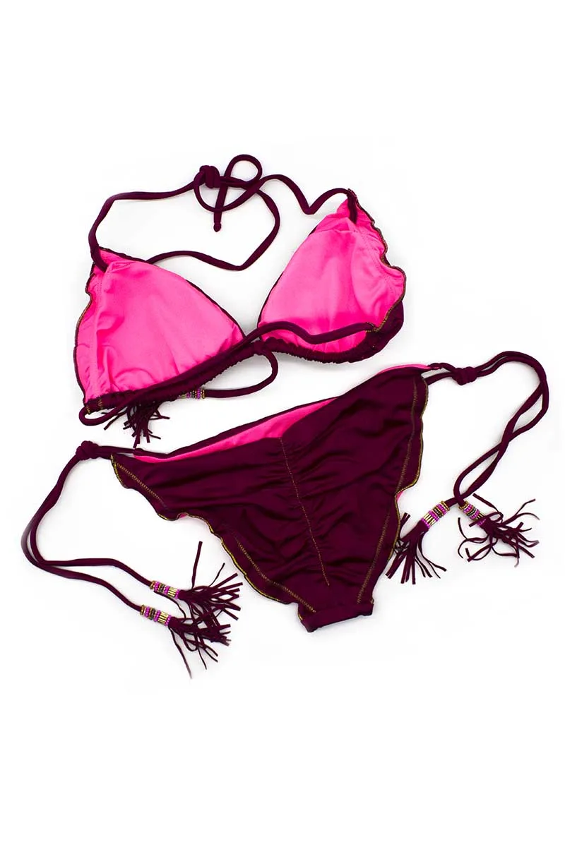 titulo del producto Bikini Las Tacas Burdeos - Imagen 4