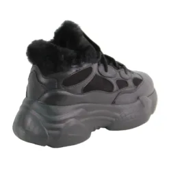 Zapatilla Agua de Coco Pelos Negra