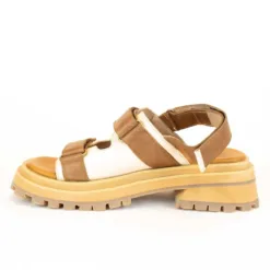 titulo del producto Sandalia Agua de Coco Cuero Falon