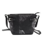 Cartera Textura Negro