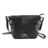 Cartera Agua de Coco Textura Negro