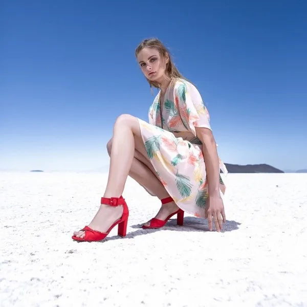 titulo del producto Zapato Agua de Coco Pulsera Rojo