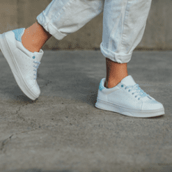 Zapatilla Agua de Coco Azufrera Celeste
