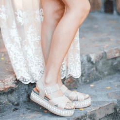 Sandalia Agua de Coco Elodie Beige