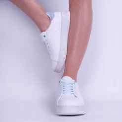 Zapatilla Agua de Coco Azufrera Celeste