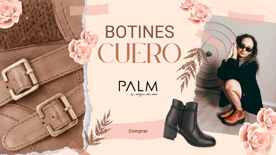 botines de cuero para mujer