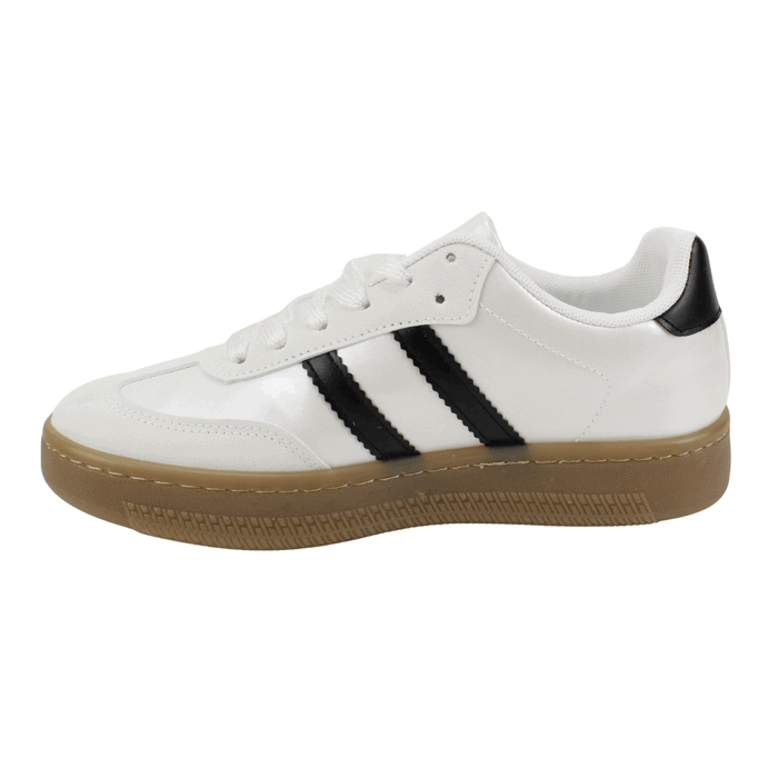 titulo del producto Zapatilla Agua de Coco Retro Shine Blanca