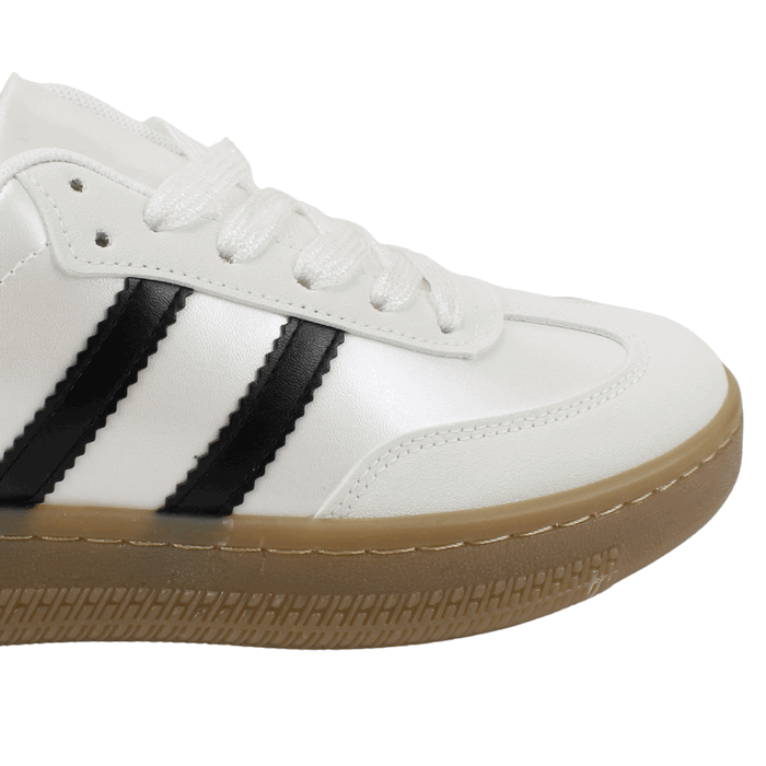 titulo del producto Zapatilla Agua de Coco Retro Shine Blanca