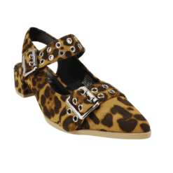 titulo del producto Zapato Agua de Coco Hebillas Animal Print