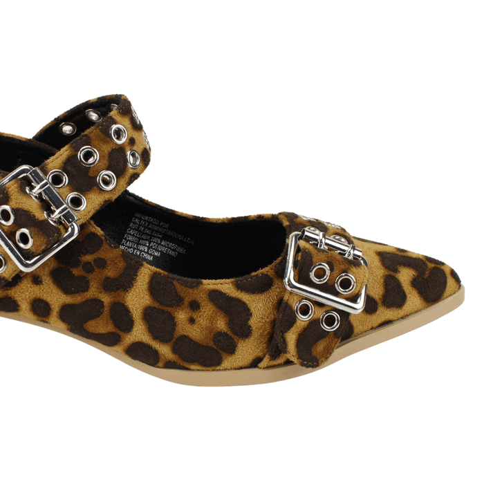 titulo del producto Zapato Agua de Coco Hebillas Animal Print