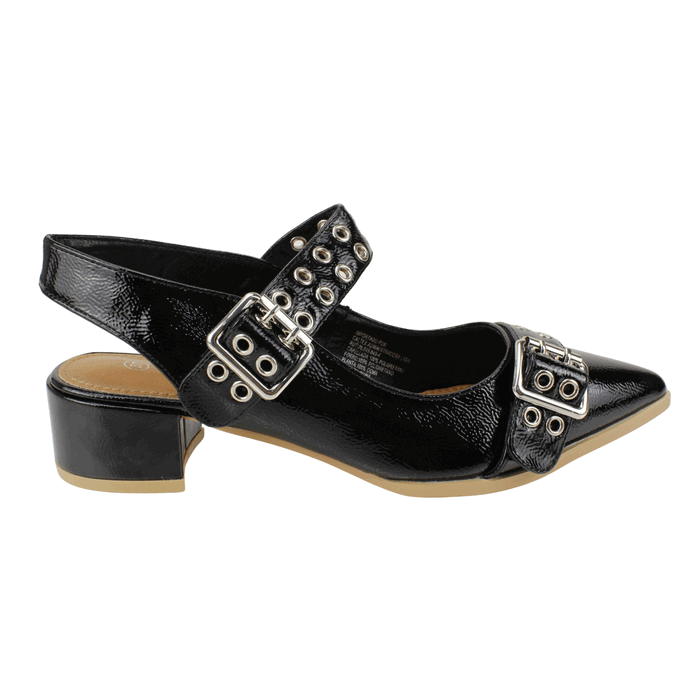 Zapato Hebillas Negro
