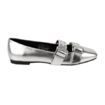 Zapato Broches Plateado