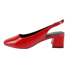 Zapato Correa Rojo - Vegano en Agua de coco