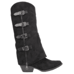 Bota Vaquera Convertible Negra