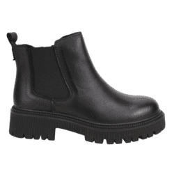 Botín Palm Cuero Elastico Negro